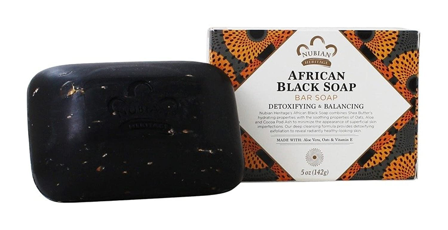 Nubian Heritage Soap Bar African Black, 5 oz
