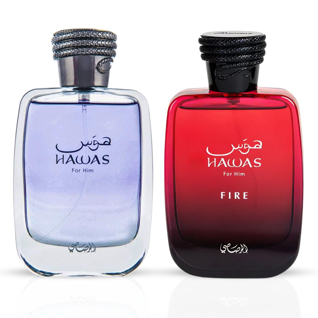 RASASI Hawas For Men | 100ML Long-Lasting Arabian Eau De Parfum - Bold Fragrance