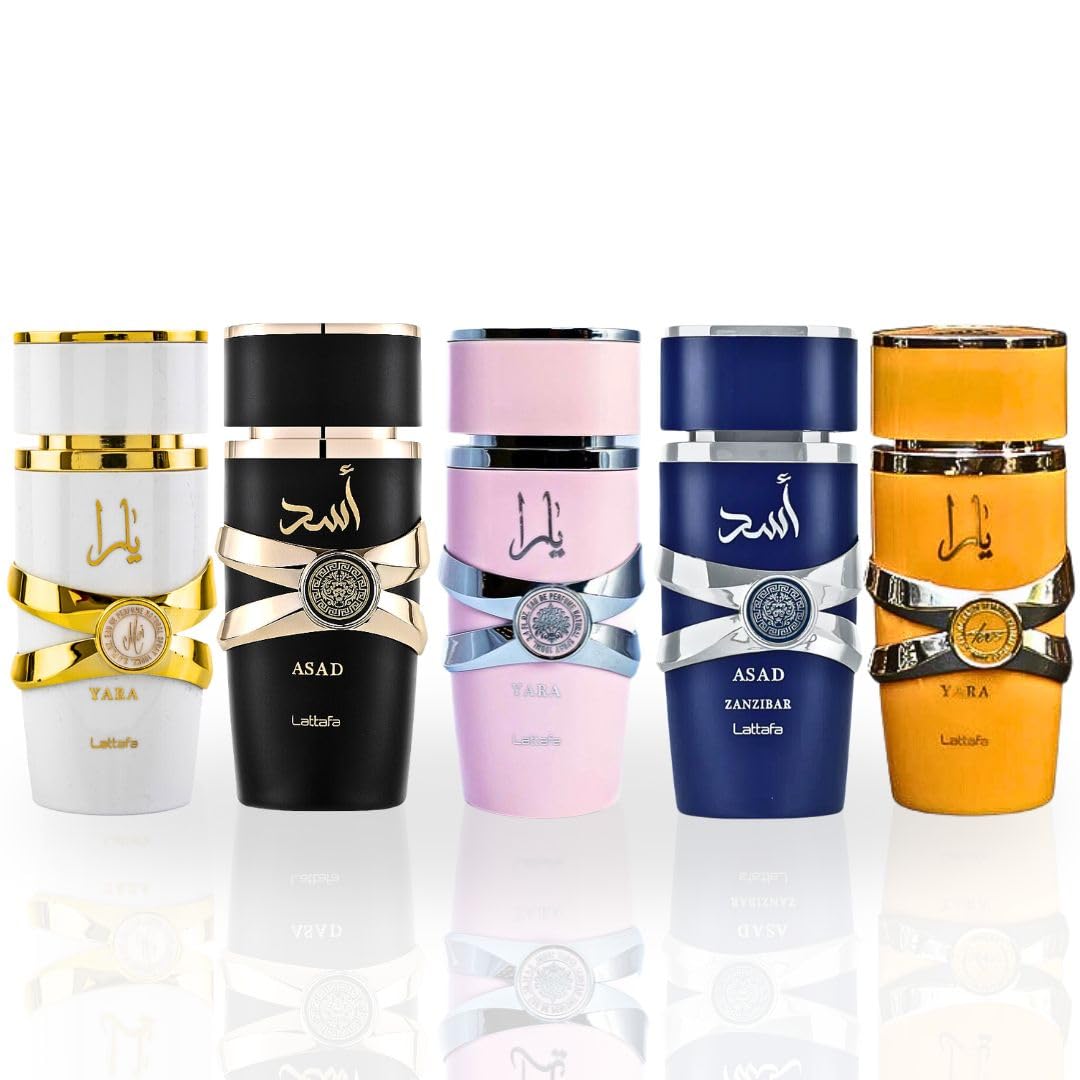 Lattafa Yara Eau de Parfum Spray for Women | 3.4 Oz | Pack of 3