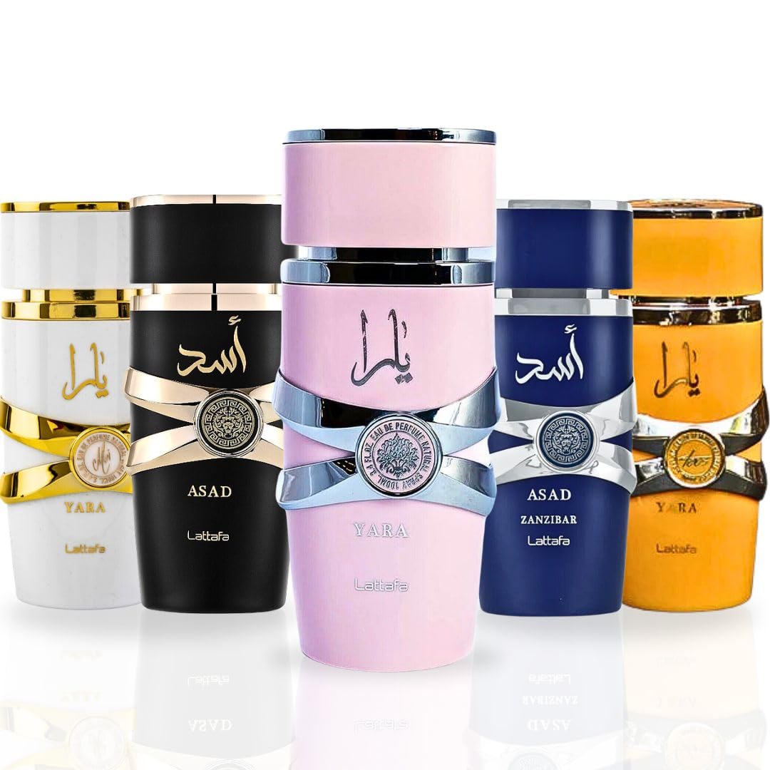 Lattafa Yara Perfume Set | 3.4 Fl Oz | Elegant Fragrance for Women