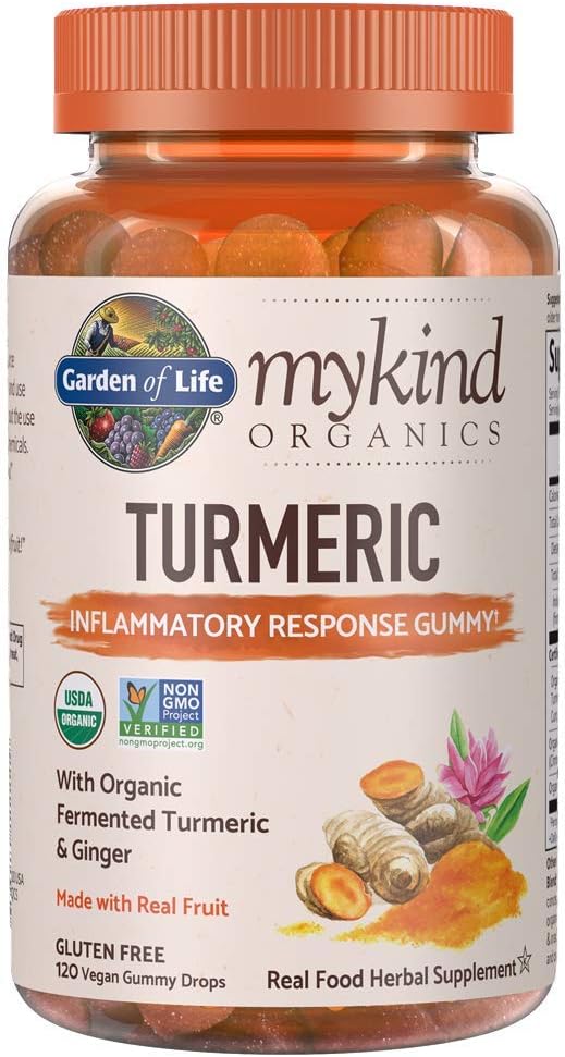 Garden of Life Organics Turmeric Inflammatory Response Gummy & Organics Women's Gummy Vitamins - Berry