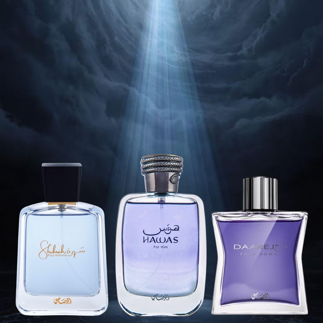 RASASI Hawas For Men | 100ML Long-Lasting Arabian Eau De Parfum - Bold Fragrance