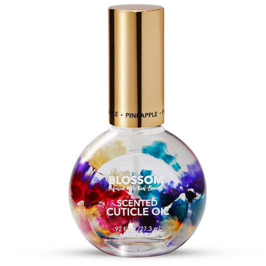 Blossom Hydrating, Moisturizing, Strengthening, Scented Cuticle Oil, Infused with Real Flowers, Made in USA, 0.92 fl. oz, Pineap