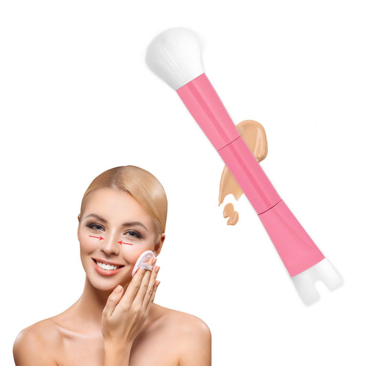 Nose Contour Brush, U Shaped Makeup Brush Dual End Nose Contour Brush Pro Contour Duo Brush For Sculpting And Defining Nose Chee