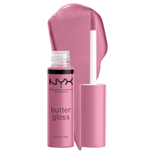 NYX Butter Gloss | Non-Sticky Pink Lip Gloss for All-Day Shine