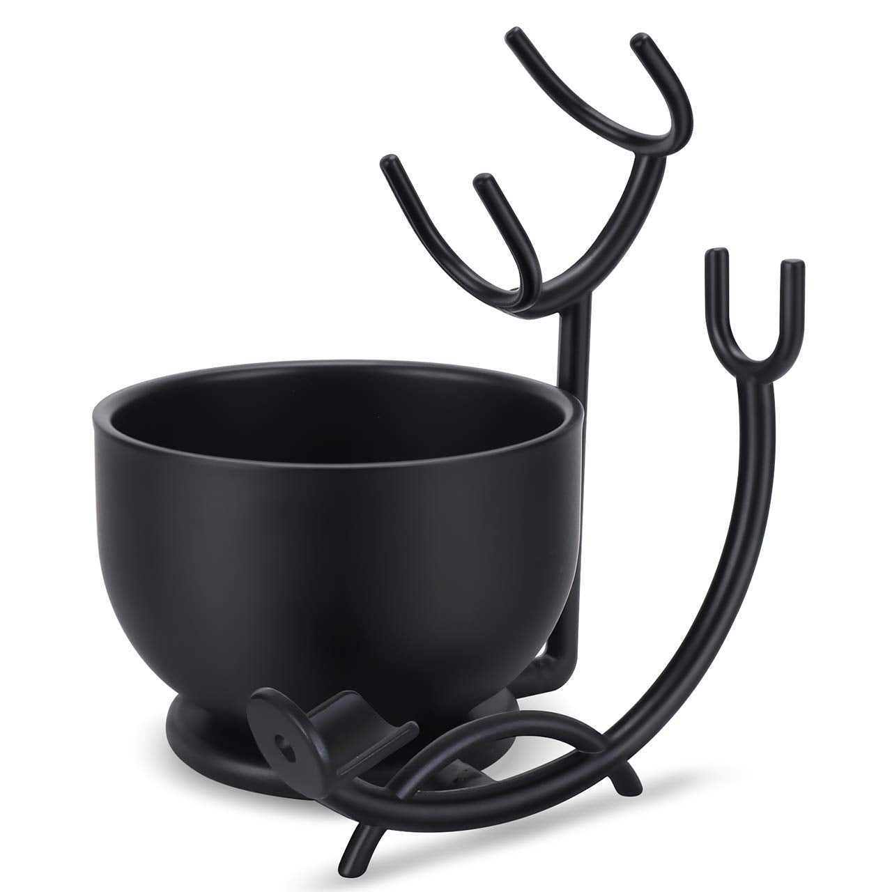 Grooming Shaving Kit for Men,Strong Razor and Brush Stand with Stainless Steel Shaving Soap Bowl,Dad Gifts,boyfriend Gifts,Husba