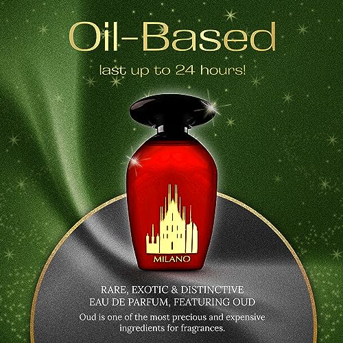 L'Orientale Fragrances Night De Paris Milano 100ml / 3.3oz - Oil-Based Perfumes for Women & Men, Unisex Amber Floral Eau de Parfum - Long-Lasting Up to 24 Hours, Ideal for All Seasons