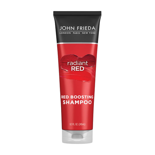 John Frieda Radiant Red Red Boosting Shampoo, Daily Shampoo, Helps Enhance Red Hair Shades, 8.3 Ounce, with Pomegranate and Vita