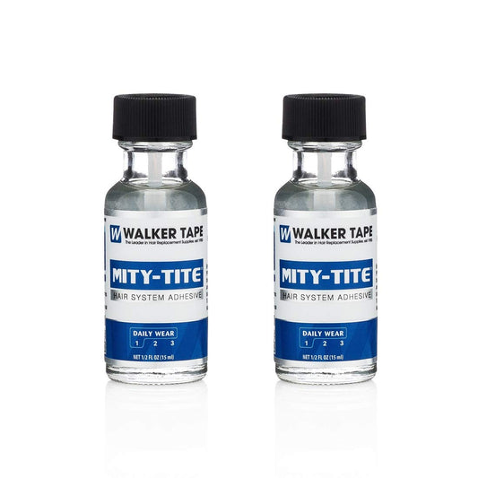 Walker Tape Mity-Tite Brush-On 0.5Oz Liquid Adhesive (2-Pack)