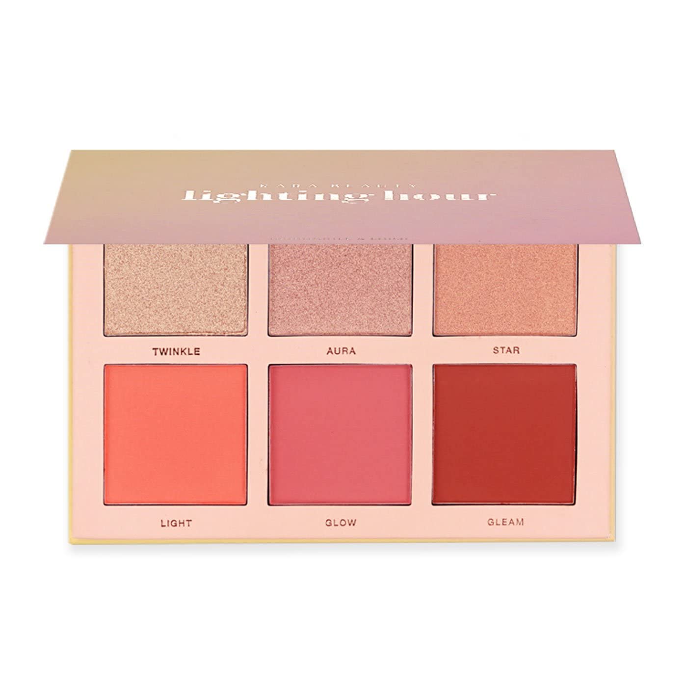 Kara Beauty Lighting Hour 2-In-1 Blush & Highlight Palette - Vegan