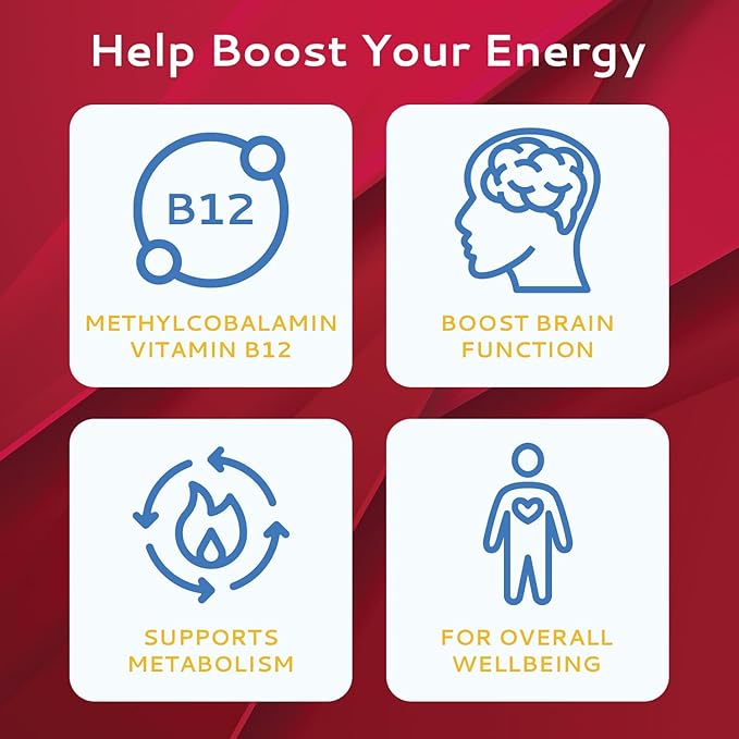 Vitamin B12 Strips 100 Pack | Easy Oral Dissolvable Mint Flavored Strips | 1500 mcg Strips | Vit B12 Dissolve under Tongue | Methylcobalamin B-12 Vitamin Formula | Vegan Friendly & Gluten Free