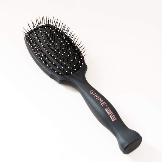 Gimme Beauty - Thick Hair Brush - Damage-Free Detangling Hair Brush with Anti-Static & Heat Resistant Nylon Bristles - Paddle Br