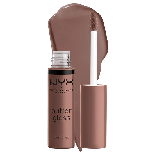 NYX Butter Gloss | Non-Sticky Brown Sugar Lip Gloss for All Skin Tones