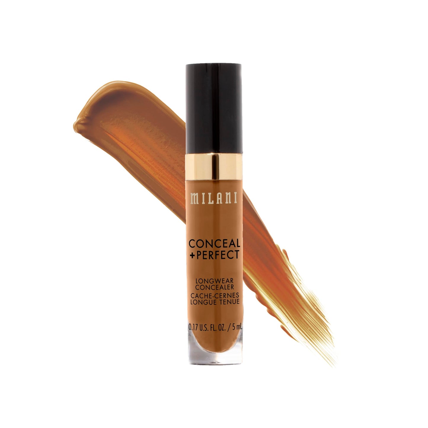 Milani Conceal + Perfect Longwear Concealer - Warm Almond (0.17 Fl. Oz.) Vegan, Cruelty-Free Liquid Concealer - Cover Dark Circl