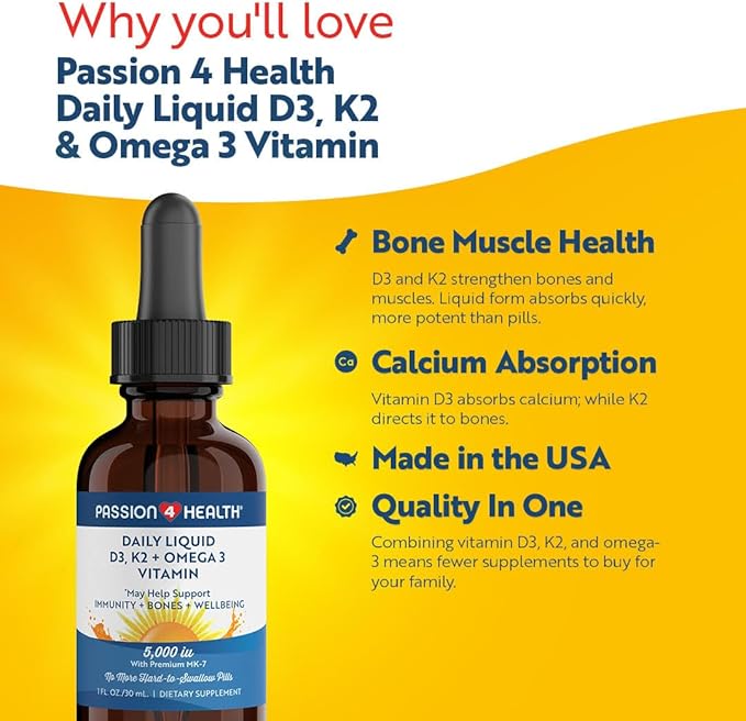 Liquid Multivitamin Plus Organic Liquid D3K2 Omega 3