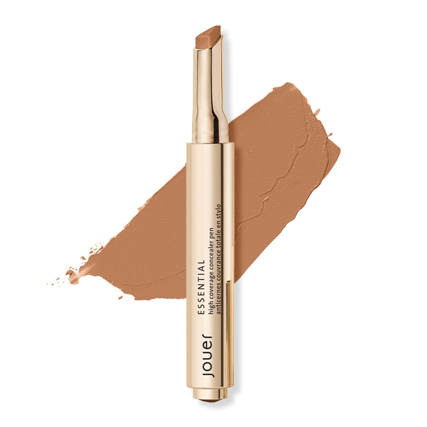 Jouer Essential High Coverage Crème Concealer Pen | Medium to Full Coverage | Healthy Ingredients | Paraben, Gluten & Cruelty Free | Vegan Friendly