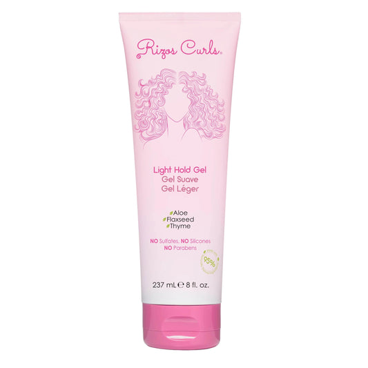 Rizos Curls Light Hold Gel, Defines With Flexible Hold, Flake-Free And Frizz-Free Voluminous Curls, Moisturize And Combat Humidi