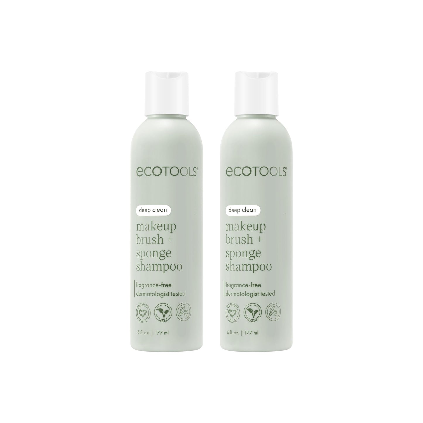 Ecotools Makeup Brush And Sponge Shampoo, Removes Makeup, Dirt, & Impurities From Makeup Brushes & Makeup Blending Sponges, Frag