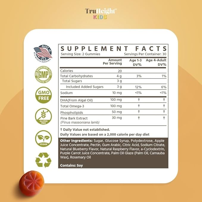 TruHeight Brain Gummies