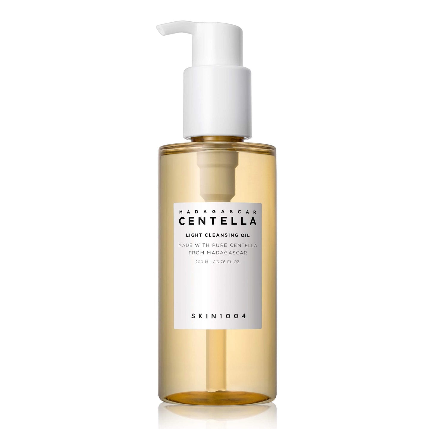 Skin1004 Madagascar Centella Light Cleansing Oil 6.76 Fl.Oz, 200Ml | Gentle Oil Cleanser For Face, Korean Facial Cleanser, Doubl