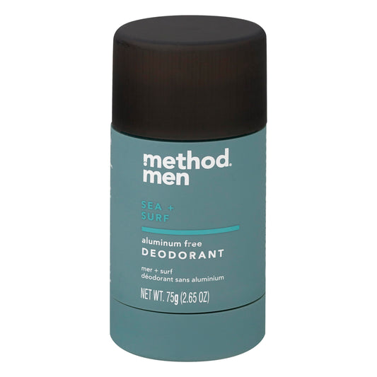Method Men Aluminum Free Deodorant, Sea + Surf, 2.65 Oz, 2.65 Fl Oz