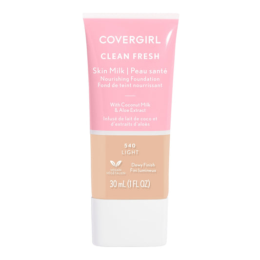 Covergirl, Clean Fresh Skin Milk Foundation, Light, 1 Fl Oz (Pack Of 1)