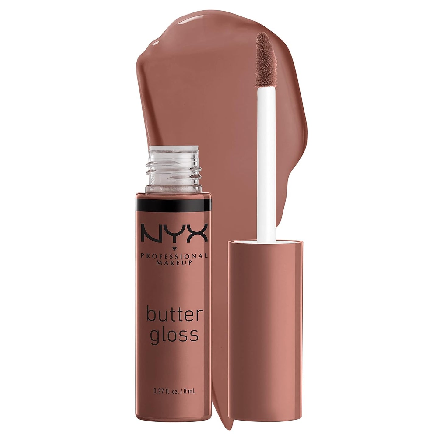NYX Butter Gloss | Brown Sugar Non-Sticky Lip Gloss for All Skin Tones