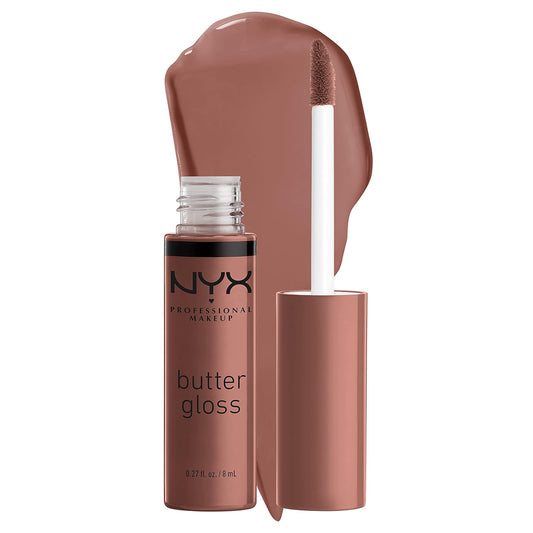 NYX Butter Gloss | Brown Sugar Non-Sticky Lip Gloss for All Skin Tones