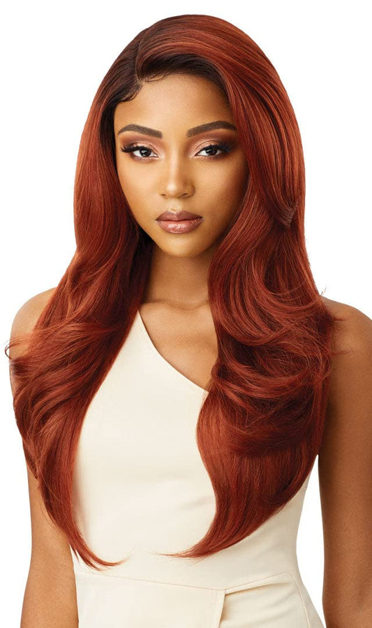 Premium Swiss Lace Front Wig Melted Hairline CATALINA Ear-to-Ear Soft Lace Pre-attached Elastic band (DRFFCHOTR)