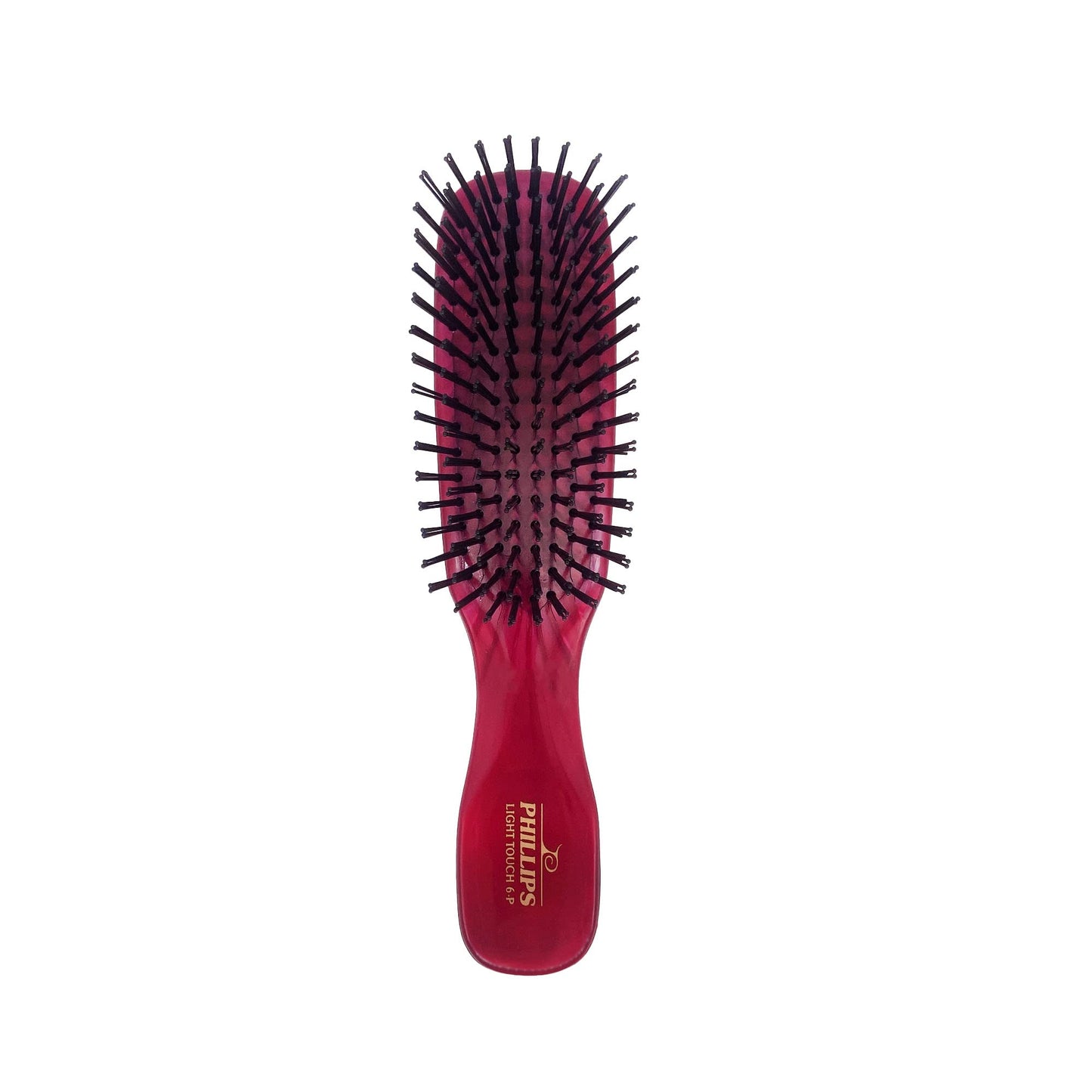 Phillips Brush Ruby Light Touch 6-P Hair Brush - Part Of The Gem Collection (Purse Sized)