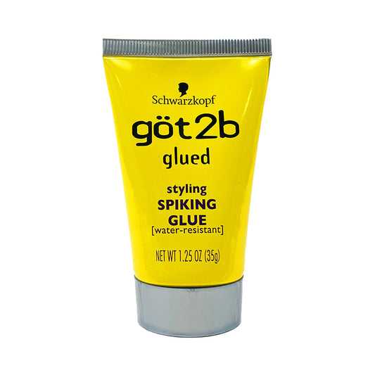 (6Pack) Glued Styling Spiking Water Resistant Glue Unisex By Got2B, 1.25 Ounce