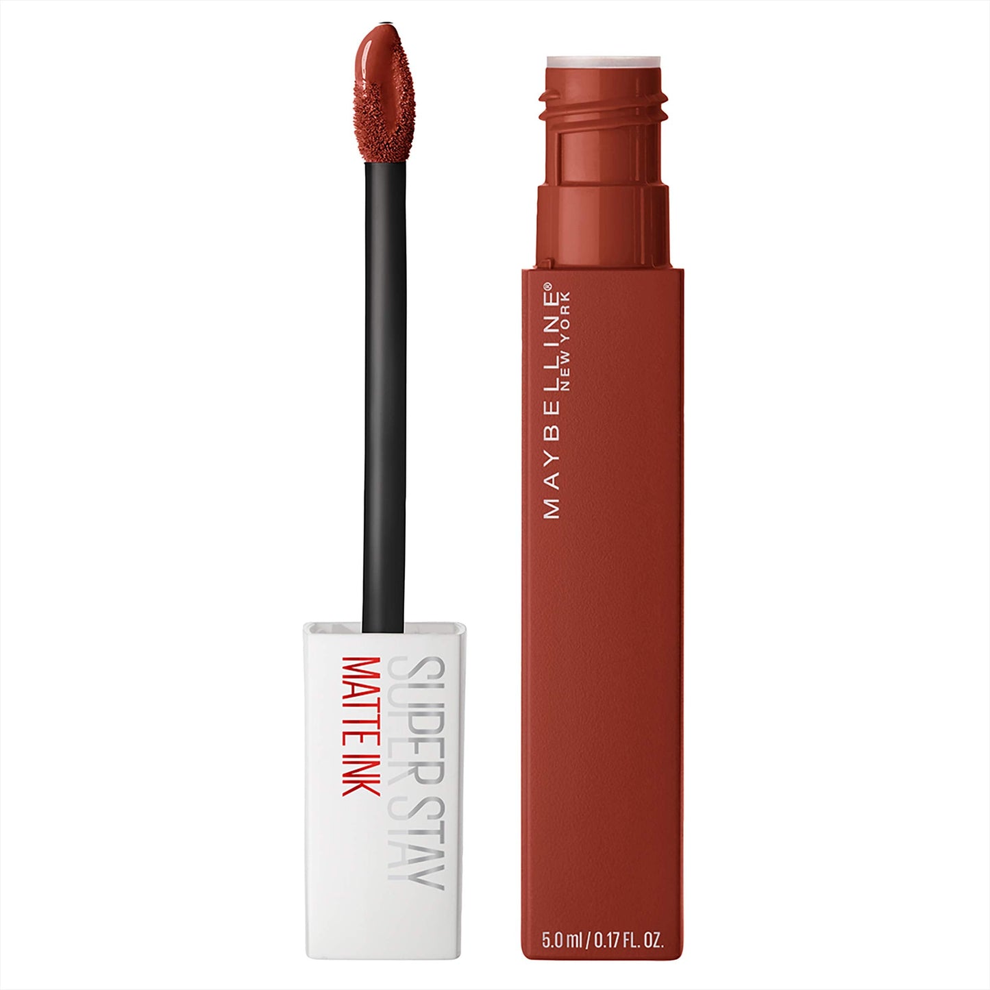 Maybelline Super Stay Matte Ink Liquid Lipstick Makeup, Long Lasting High Impact Color, Up To 16H Wear, Ground-Breaker, Maple Le