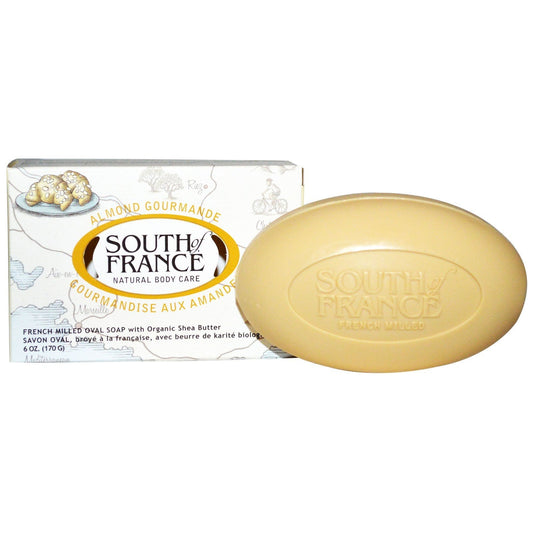 South Of France Natural Bar Soap, Almond, 6 Ounce