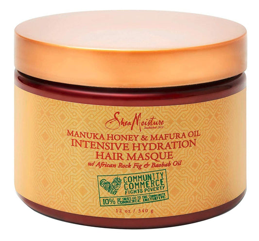 Shea Moisture Manuka Honey & Mafura Oil Hair Masque 12 Ounce (Pack Of 3)