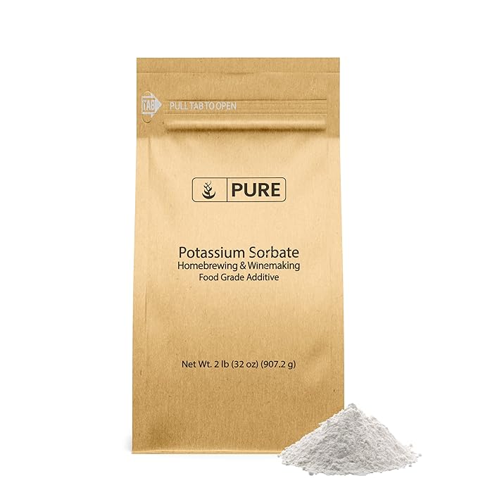 Pure Original Ingredients Potassium Sorbate (2 lb) Homebrewing & Winemaking, Food Grade Additive & Preservative