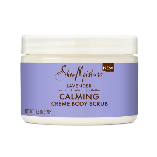 Sheamoisture Creme Body Scrub Lavender Calming Skin Care With Fair Trade Shea Butter 11.3 Oz