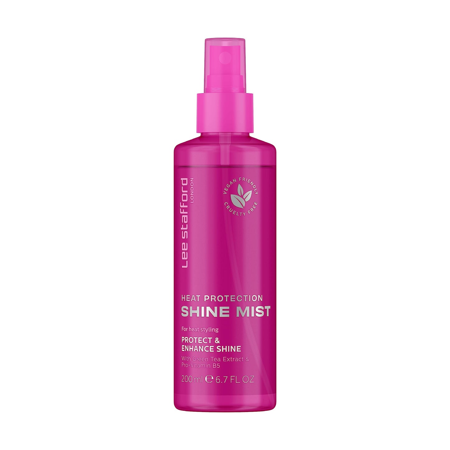 Lee Stafford Original Heat Protection Shine Mist Hair Care Product For Smoother And Straighter Hair 200Ml