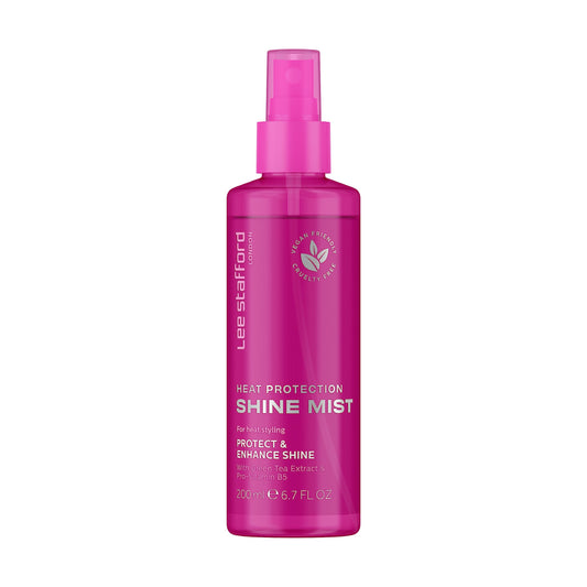 Lee Stafford Original Heat Protection Shine Mist Hair Care Product For Smoother And Straighter Hair 200Ml