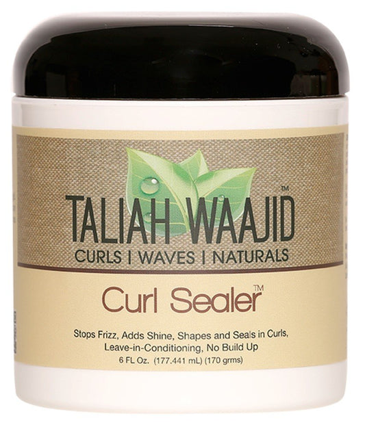 Taliah Waajid Curls Waves Natural - Curly Curl Sealer | Leave-in-Conditioning | Shapes and Seals in Curls | No Build-up or Frizz