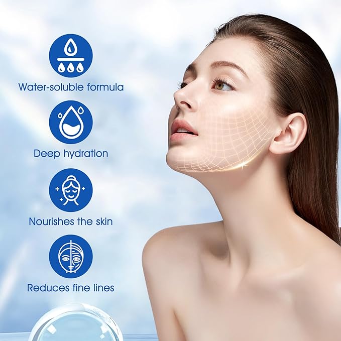 Hyaluronic Acid Powder for Skin Care, Vegan Cosmetic Grade, Water Soluble Hydrating Ingredient for DIY Facial Serum & Skin Moisture