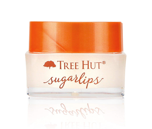 Tree Hut Sugarlips Sugar Lip Scrub, Sweet Mint, 0.34oz Jar, Shea Butter and Raw Sugar Scrub Ultra-Hydrating Lip Exfoliator, Lip