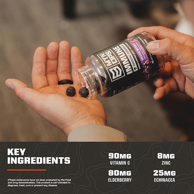 MTN OPS Immune Gummies + Immune STM Orange Citrus Bundle