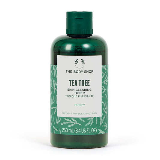 The Body Shop Tea Tree Skin Clearing Mattifying Toner - Purifying Vegan Facial Toner For Oily, Blemished Skin - 8.4 Oz