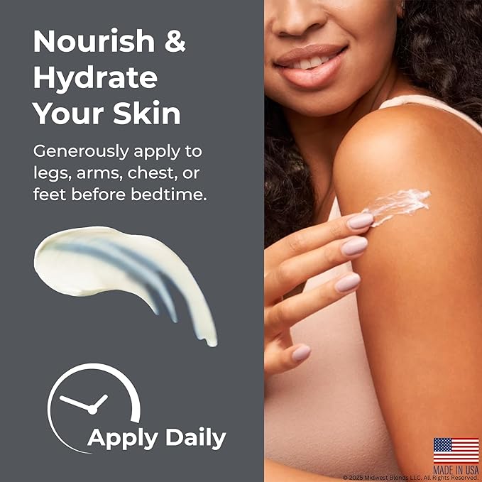 Magnesium Cream with Sore Ease Essential Oil Scent – Hydrating & Comforting Aroma, 4 oz USA Made