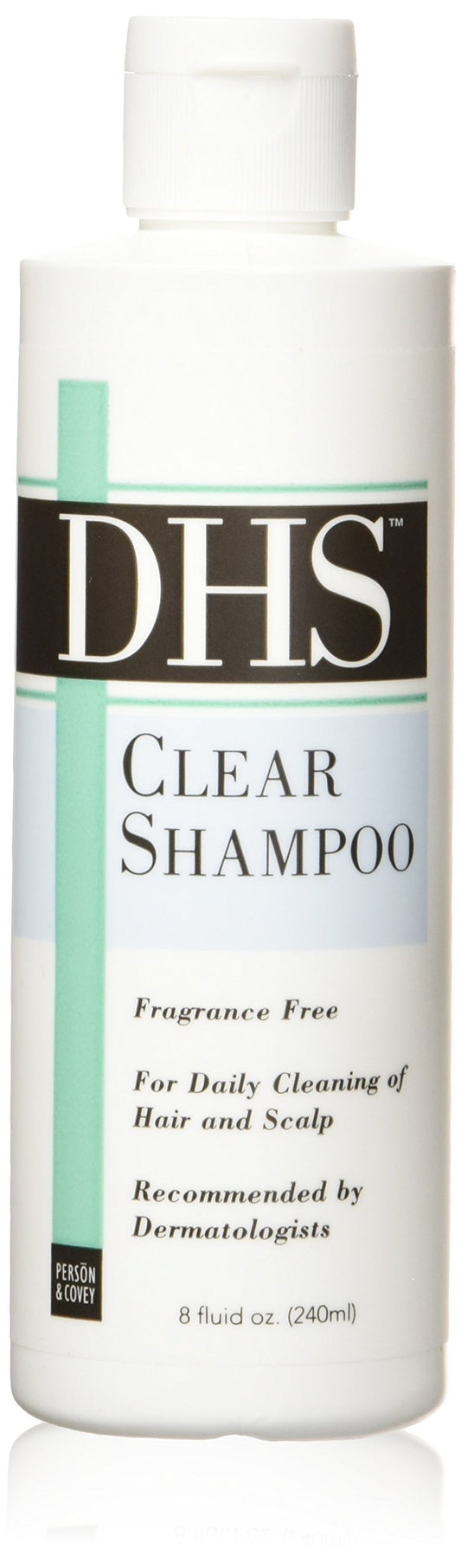Dhs Clear Shampoo Fragrance Free 8 Oz