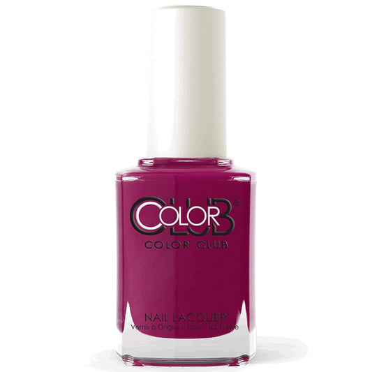 Color Club Nail Lacquer Love 'Em & Leave 'Em, Love Me, Love Me Not Collection, Plum Color .5 Fl Oz (15 Ml)