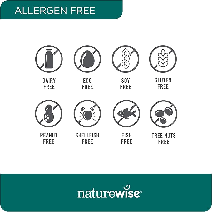 NatureWise Multivitamin for Men + Stress Support + Fulvic Ionic Minerals + Probiotics for Immunity, Male Health, Digestion + Whole Organic Foods - Vegetarian, Non-GMO - 60 Capsules[1-Month Supply]