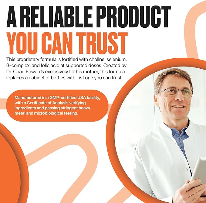 PRONENE Memory Plan (60 ct) Morning Brain Multivitamin | Nootropic Supplement w/Choline, Selenium, Resveratrol, D, & B Vitamins | Advanced nutrients Support Brain, Immunity & Memory.