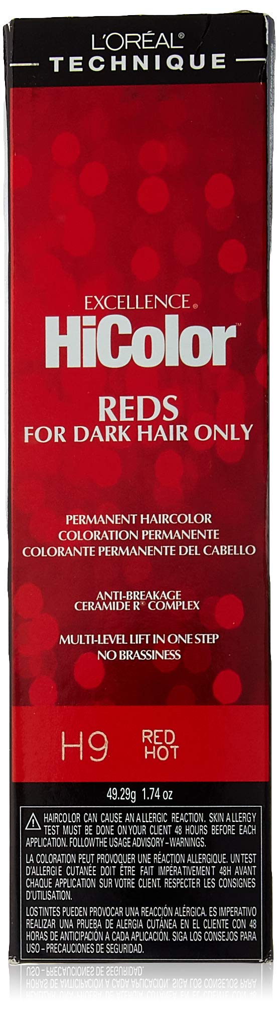 Loreal Excellence Hicolor H09 Tube Red Hot 1.74 Ounce (51ml)