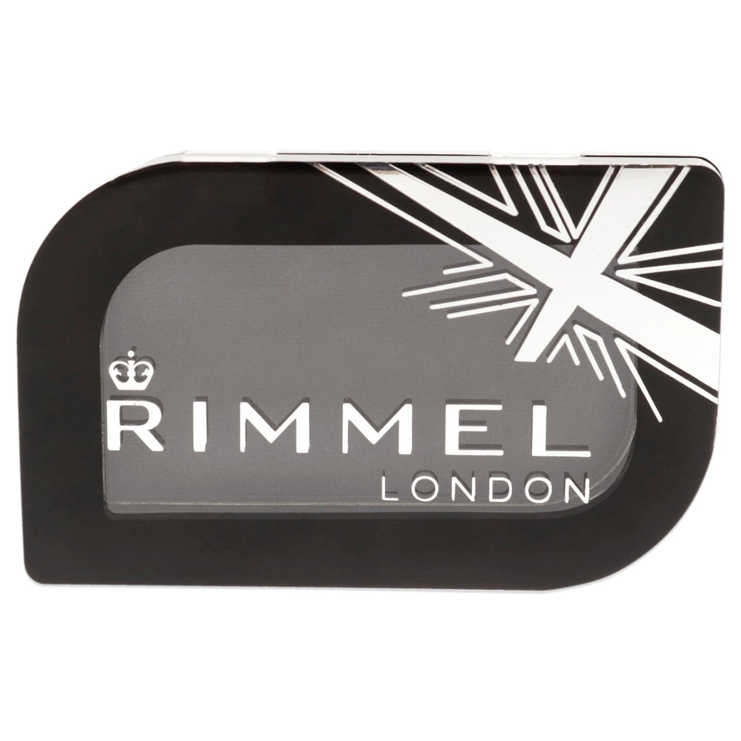 Rimmel London Magnif'Eyes Mono Eyeshadow, Ultra-Blendable, Waterproof, Crease-Proof, 014, Black Fender, 0.12Oz